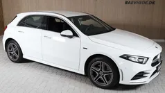 Hvid Brugt 2021 Mercedes A250 AMG line Hatchback | 329.700 kr. (Dyr)