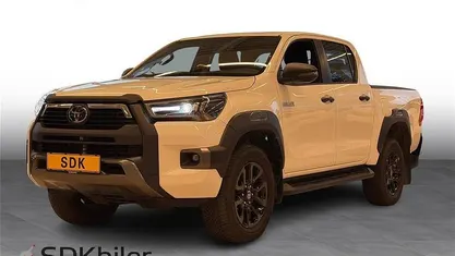 Pure white Brugt 2024 Toyota HiLux T4 Afhentning | 359.900 kr.