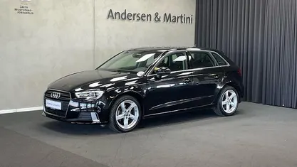 Sort Brugt 2018 Audi A3 Sportback Sport Hatchback | 188.800 kr. (Fair pris)