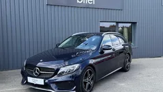 Blåmetal Brugt 2018 Mercedes C200 AMG line Stationcar | 249.900 kr. (Fair pris)