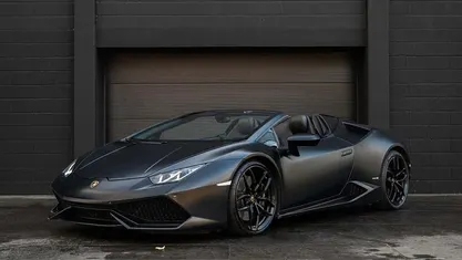 Brugt Lamborghini Huracán 610 HK (448 kW) 2017 Sort Cabriolet