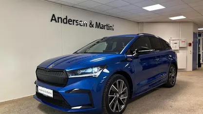 Brugt Skoda Enyaq iV SportLine 132 kW (180 HK) 2022 Blå SUV