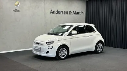 Hvid Brugt 2023 Fiat 500e Icon Hatchback | 99.800 kr. (Fair pris)