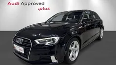 Sortmetal Brugt 2017 Audi A3 Sportback Sport Hatchback | 219.900 kr. (Dyr)