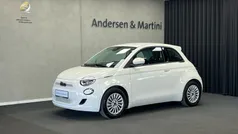 Hvid Brugt 2023 Fiat 500e Icon Hatchback | 117.800 kr. (God pris)