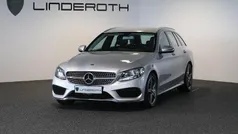 Sølvmetal Brugt 2016 Mercedes C200 AMG line Stationcar | 190.000 kr. (Fair pris)
