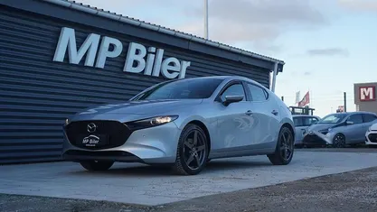 Sølvmetal Brugt 2022 Mazda 3 Cosmo Sedan | 194.900 kr. (Fair pris)
