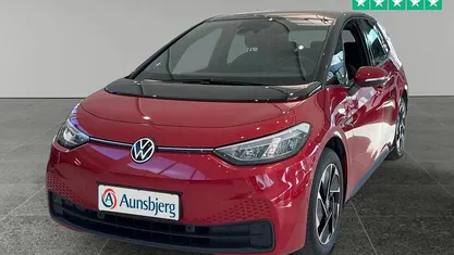 Brugt VW ID.3 Pro 106 kW (145 HK) 2022 Rød metal Hatchback
