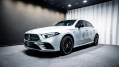 Farve: sølvmetal Brugt 2020 Mercedes A250 AMG line | 274.900 kr. (Fair pris)