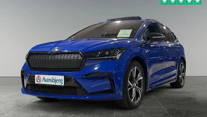 Blå Brugt 2024 Skoda Enyaq iV SportLine SUV | 349.500 kr. (Fair pris)