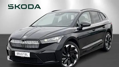 Brugt Skoda Enyaq iV SportLine 210 kW (286 HK) 2024 Sortmetal SUV