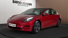 Rød Brugt 2021 Tesla Model 3 Standard Range Sedan | 199.900 kr. (Fair pris)