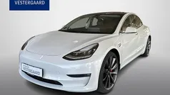 Hvid Brugt 2020 Tesla Model 3 Performance Sedan | 199.900 kr. (God pris)