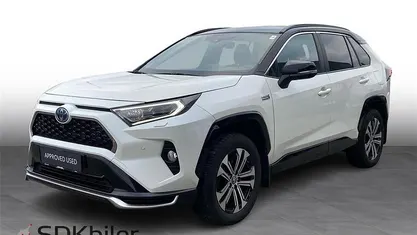 2qj070 pearl white/218attitu Brugt 2021 Toyota RAV4 Hybrid H3 Style SUV | 359.900 kr. (Fair pris)