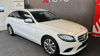 Hvid Brugt 2018 Mercedes C220 Avantgarde Stationcar | 284.990 kr. (Fair pris)