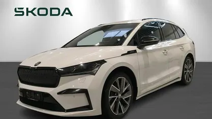 Brugt Skoda Enyaq iV SportLine 131 kW (179 HK) 2021 Hvidmetal SUV