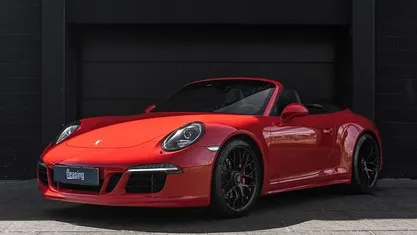 Rød Brugt 2015 Porsche 911 Carrera 4 Cabriolet Cabriolet | 12.291 kr.