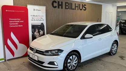 Hvid Brugt 2018 VW Polo Comfortline Hatchback | 124.500 kr. (Fair pris)