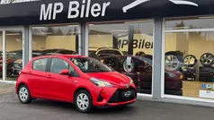 Rød Brugt 2020 Toyota Yaris Hybrid H2 Hatchback | 119.900 kr. (Super pris)