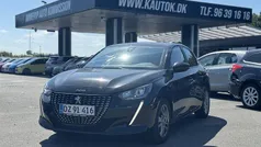 Sort Brugt 2020 Peugeot 208 Active Hatchback | 99.900 kr. (God pris)