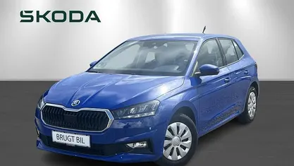 Blå Brugt 2024 Skoda Fabia Essence Hatchback | 164.900 kr. (Fair pris)