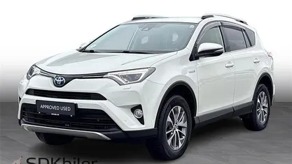 Brugt Toyota RAV4 Hybrid H3 197 HK (144 kW) 2018 Perle hvid SUV