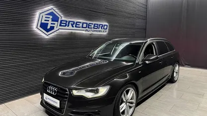 Brugt Audi A6 S-Line 177 HK (130 kW) 2014 Sort Stationcar