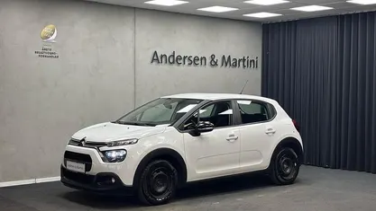 Hvid Brugt 2021 Citroën C3 Feel Hatchback | 104.380 kr. (Fair pris)