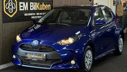 Blåmetal Brugt 2021 Toyota Yaris Hybrid H3 Hatchback | 169.900 kr. (God pris)