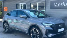 Grå Brugt 2022 Audi Q4 Sportback e-tron S-Line SUV | 219.900 kr. (God pris)