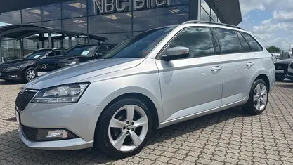 Sølvmetal Brugt 2021 Skoda Fabia Style Hatchback | 119.780 kr. (Fair pris)