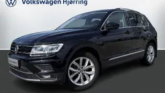 Sort Brugt 2018 VW Tiguan Highline SUV | 269.900 kr. (God pris)