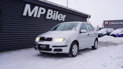 Brugt Skoda Fabia Elegance 75 HK (55 kW) 2005 Sølvmetal Hatchback