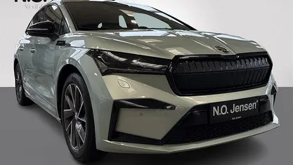 Brugt Skoda Enyaq iV SportLine 132 kW (180 HK) 2022 Sølvmetal SUV