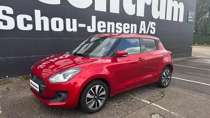 Mørkrødmetal Brugt 2019 Suzuki Swift Exclusive Hatchback | 106.900 kr. (Fair pris)