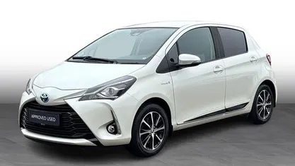Brugt Toyota Yaris H3 100 HK (73 kW) 2019 Glacier white Hatchback