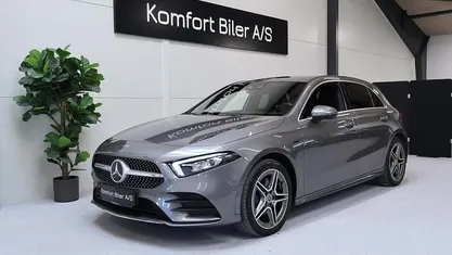 Brugt Mercedes A250 AMG line 218 HK (160 kW) 2020 Gråmetal Hatchback