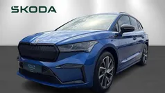 Blåmetal Brugt 2024 Skoda Enyaq iV SportLine SUV | 389.900 kr. (Fair pris)