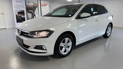 Hvid Brugt 2019 VW Polo Comfortline Hatchback | 133.900 kr. (God pris)