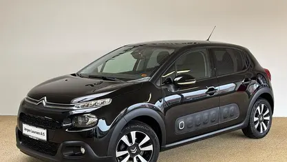 Brugt Citroën C3 PureTech 82 HK (60 kW) 2019 Sortmetal Hatchback