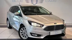 Sølvmetal Brugt 2018 Ford Focus Titanium Stationcar | 109.900 kr. (Super pris)