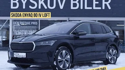Sortmetal Brugt 2022 Skoda Enyaq iV Loft SUV | 249.995 kr. (Fair pris)