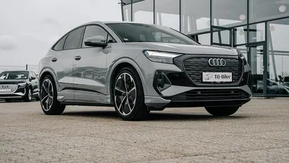 Grå Brugt 2022 Audi Q4 Sportback e-tron S-Line SUV | 285.350 kr. (Fair pris)