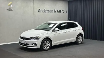 Hvid Brugt 2018 VW Polo Highline Hatchback | 154.800 kr. (Fair pris)