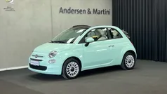 Grøn Brugt 2021 Fiat 500C Lounge Cabriolet | 118.900 kr. (Fair pris)