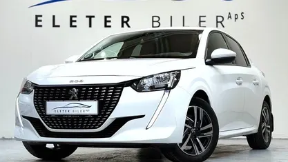 Brugt Peugeot 208 Allure 100 HK (73 kW) 2020 Hvid Hatchback