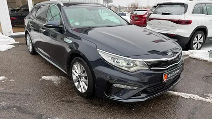 Brugt Kia Optima Advance 205 HK (150 kW) 2019 Mørkblåmetal Stationcar