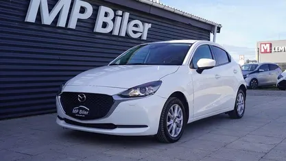 Hvid Brugt 2020 Mazda 2 Sky Hatchback | 124.900 kr. (Fair pris)