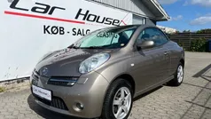 Champagnemetal Brugt 2007 Nissan Micra C+C Cabriolet | 59.900 kr.