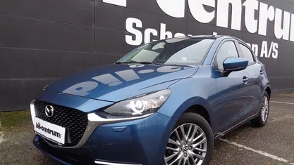 Lysblåmetal Brugt 2022 Mazda 2 Cosmo Hatchback | 189.800 kr. (Fair pris)